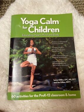 Yoga Calm for Children Book - Green & Black Cover
